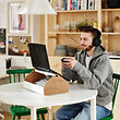 YXSTABY gaming laptop support with storage