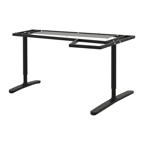 BEKANT underframe for corner table top