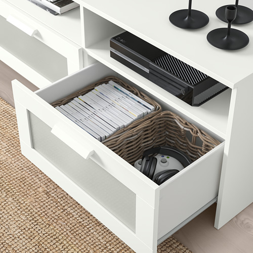 BRIMNES/BURHULT TV storage combination