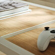 YXSTABY gaming tv stand on castors