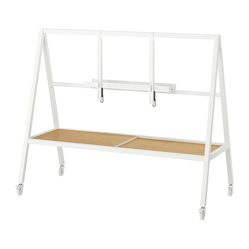 YXSTABY - gaming tv stand on castors, white | IKEA Hong Kong and Macau - E1022078_S4