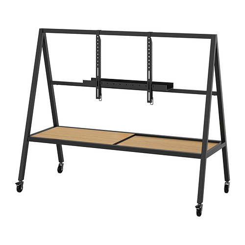 YXSTABY - gaming tv stand on castors, black | IKEA Hong Kong and Macau - E1022077_S4