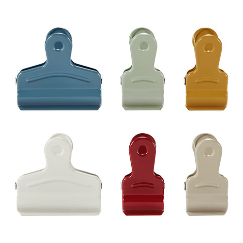 LJUNGJORDFLY sealing clip, set of 6