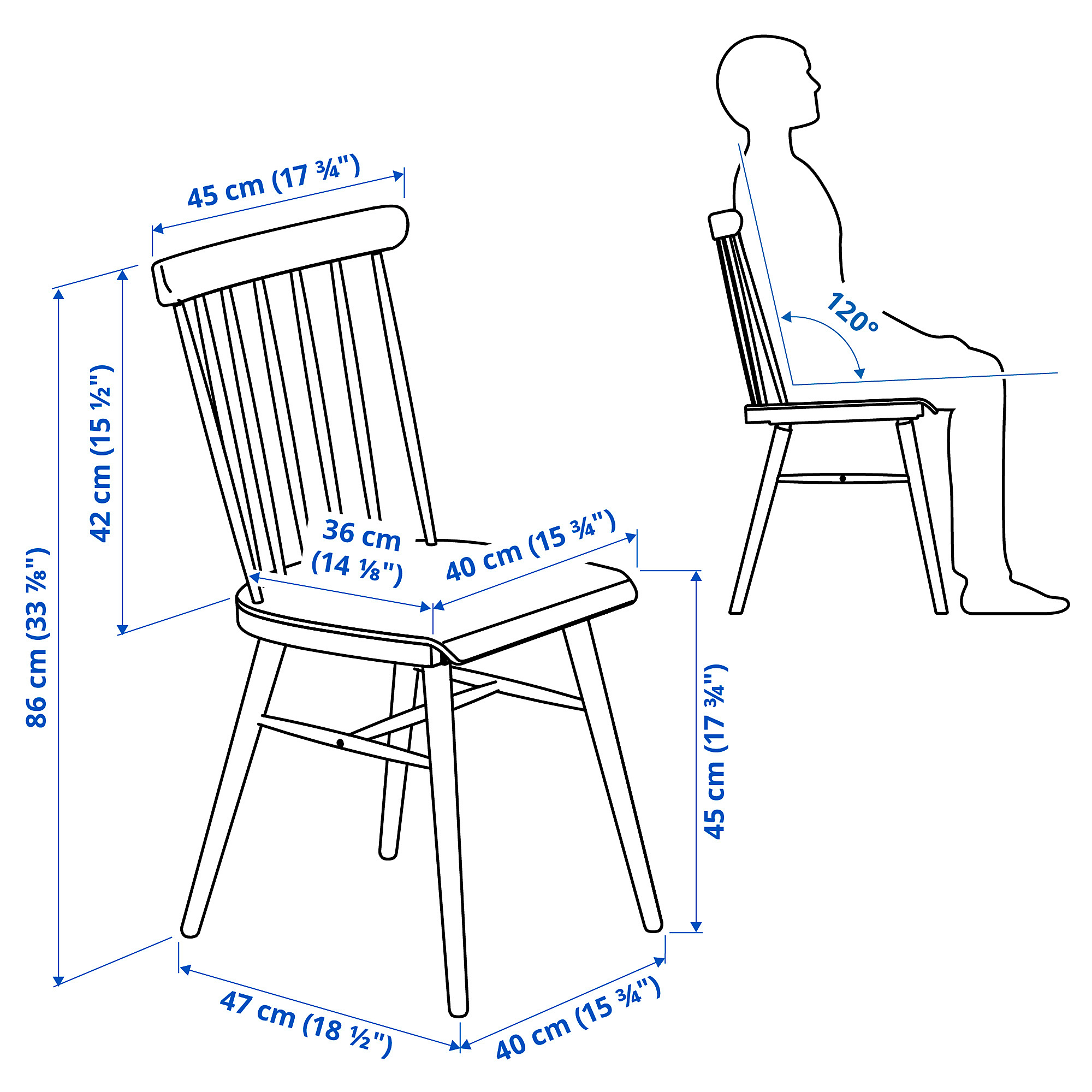 HÖGVED/NORDVIKEN table and 4 chairs