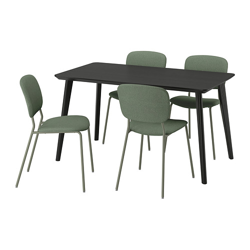 VIHALS/LISABO table and 4 chairs