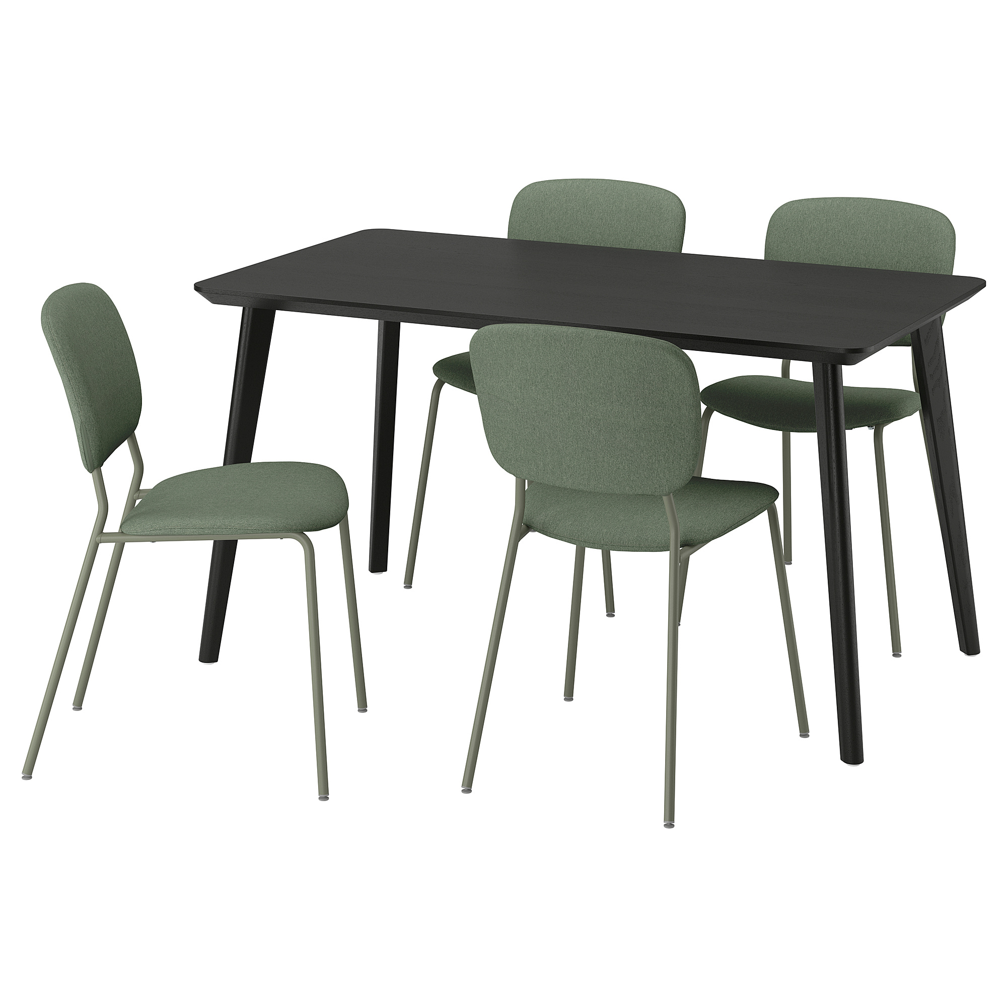 VIHALS/LISABO table and 4 chairs