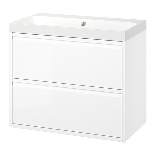 BACKSJÖN/ÄNGSJÖN wash-stnd w drawers/wash-basin
