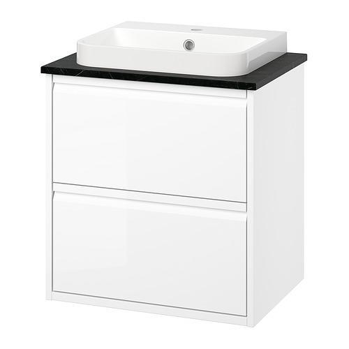 BACKSJÖN/ÄNGSJÖN wash-stnd w drawers/wash-basin