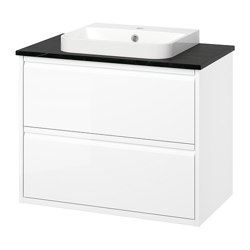 BACKSJÖN/ÄNGSJÖN wash-stnd w drawers/wash-basin
