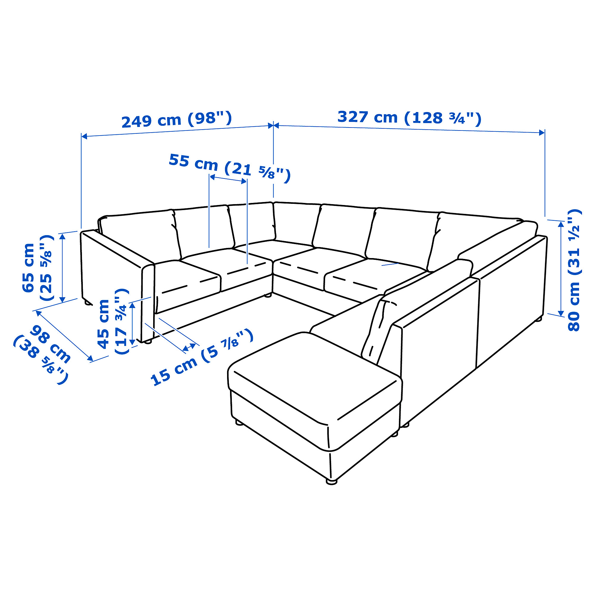 u-shaped sofa, seat, with open end/Grann/Bomstad black | IKEA Hong Kong and Macau