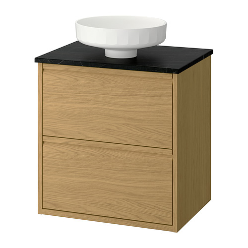 LERSJÖN/ÄNGSJÖN wash-stnd w drawers/wash-basin