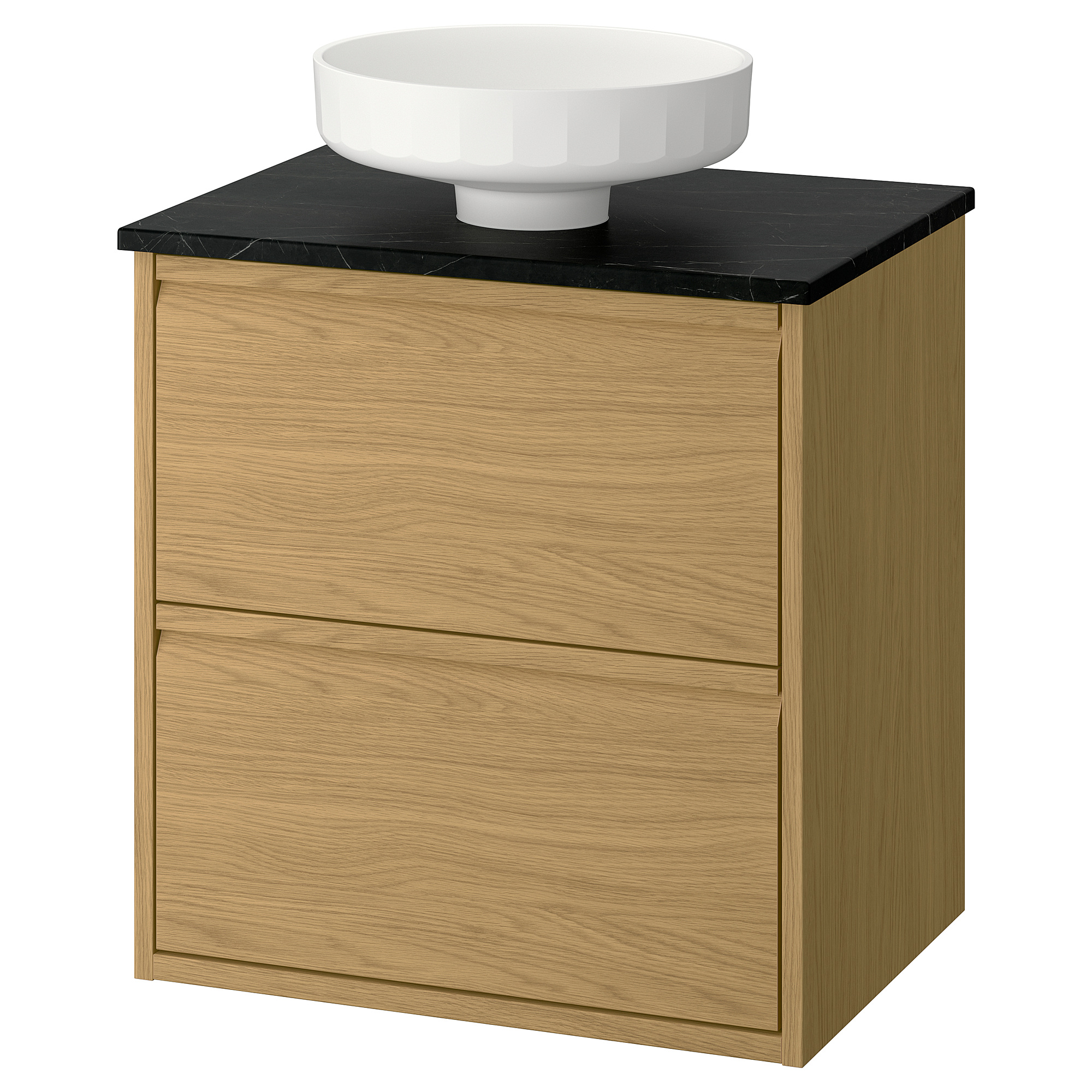 LERSJÖN/ÄNGSJÖN wash-stnd w drawers/wash-basin