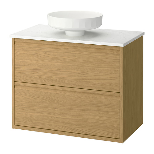LERSJÖN/ÄNGSJÖN wash-stnd w drawers/wash-basin
