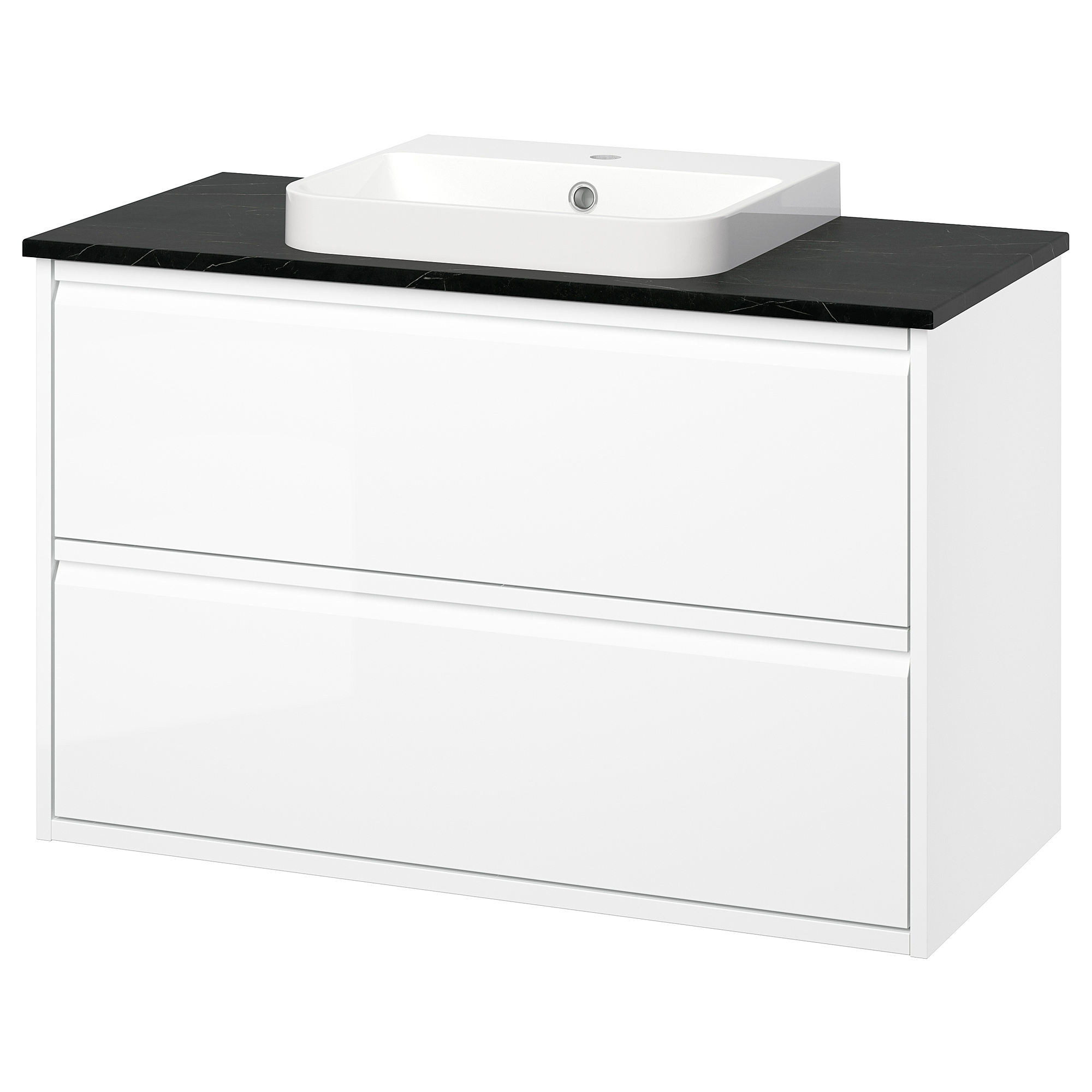 BACKSJÖN/ÄNGSJÖN wash-stnd w drawers/wash-basin