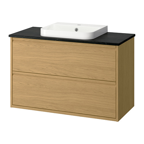 BACKSJÖN/ÄNGSJÖN wash-stnd w drawers/wash-basin