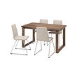 MÖRBYLÅNGA/LILLÅNÄS table and 4 chairs