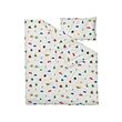 GRÖNFINK duvet cover 1 pillowcase for cot