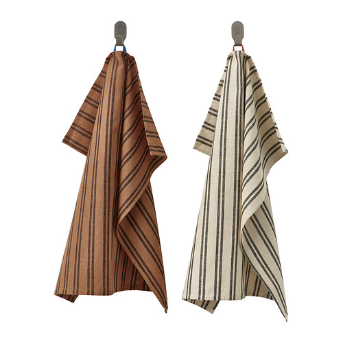 SOLUPPGÅNG - 抹布, 褐色/米黃色, 60x60 厘米 | IKEA 香港及澳門 - PE990336_S4