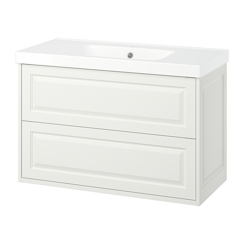 ORRSJÖN/TÄNNFORSEN - wash-stnd w drawers/wash-basin, white, 102x49x69 cm | IKEA Hong Kong and Macau - E1022423_S4