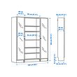 BILLY/HÖGBO 書櫃連玻璃門組合