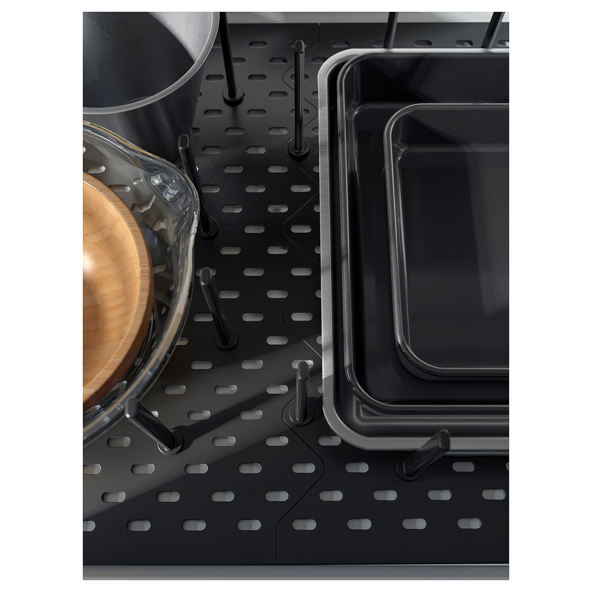 UPPDATERA pegboard drawer organiser