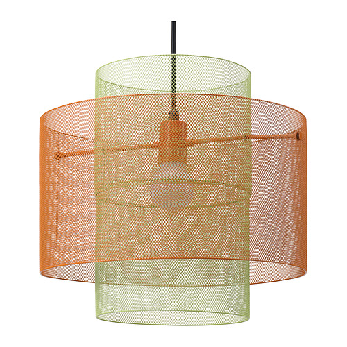 SOLVINDEN - ceiling lamp, mesh orange/light green | IKEA Hong Kong and Macau - PE990391_S4