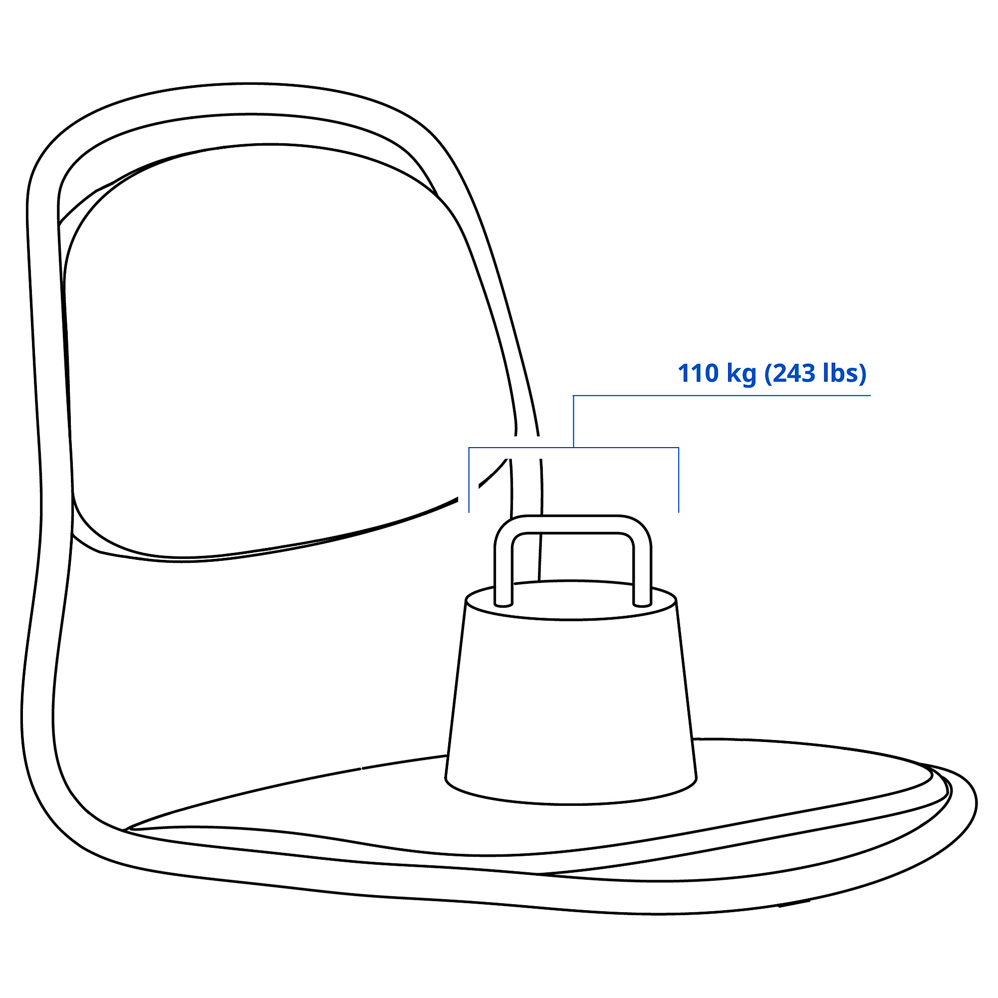 ÖRFJÄLL seat shell