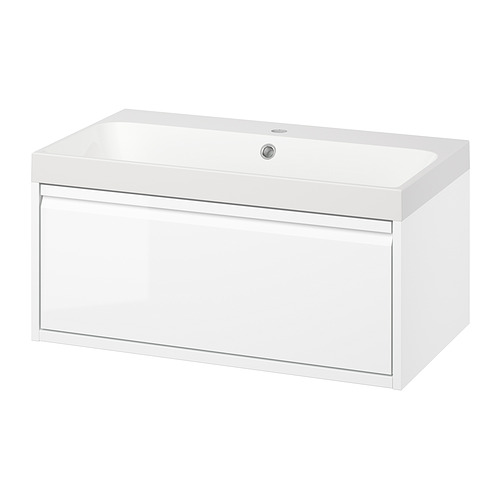 BACKSJÖN/ÄNGSJÖN wash-stnd w drawer/wash-basin