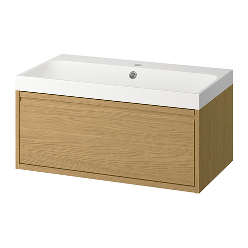 BACKSJÖN/ÄNGSJÖN wash-stnd w drawer/wash-basin