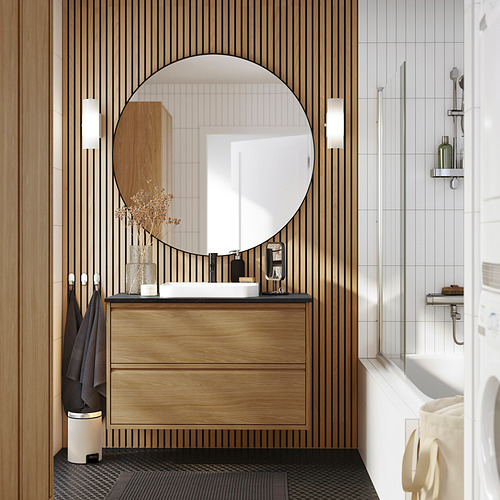 BACKSJÖN/ÄNGSJÖN wash-stnd w drawers/wash-basin