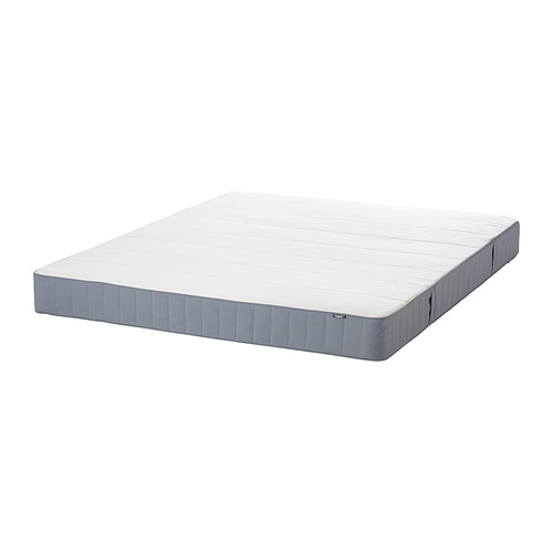 VESTMARKA spring mattress, firm/light blue, double