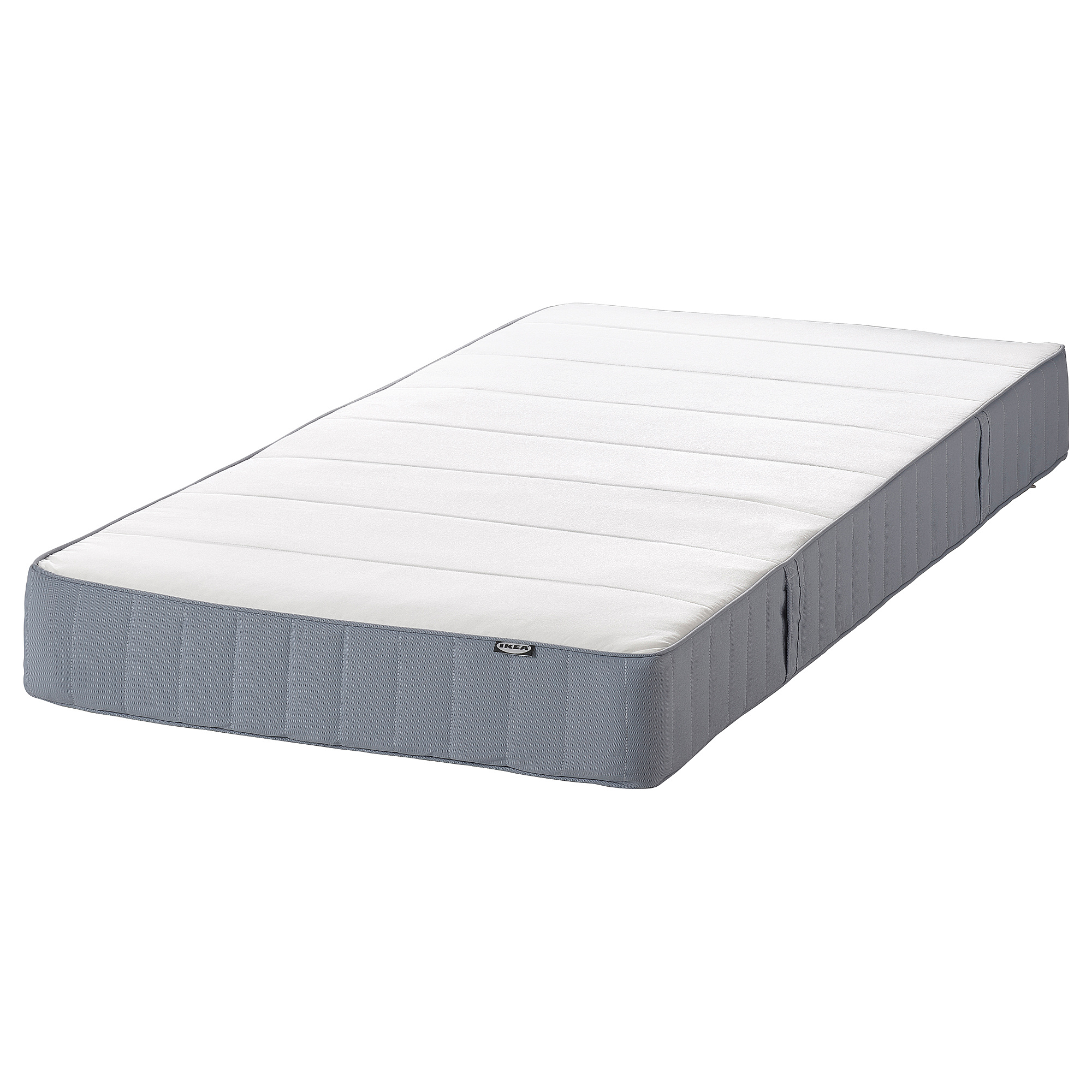 VESTMARKA spring mattress, extra firm/light blue, single