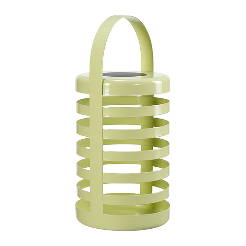 SOLVINDEN - LED裝飾座檯燈, 太陽能 條紋/戶外 淺綠色 | IKEA 香港及澳門 - PE990441_S4