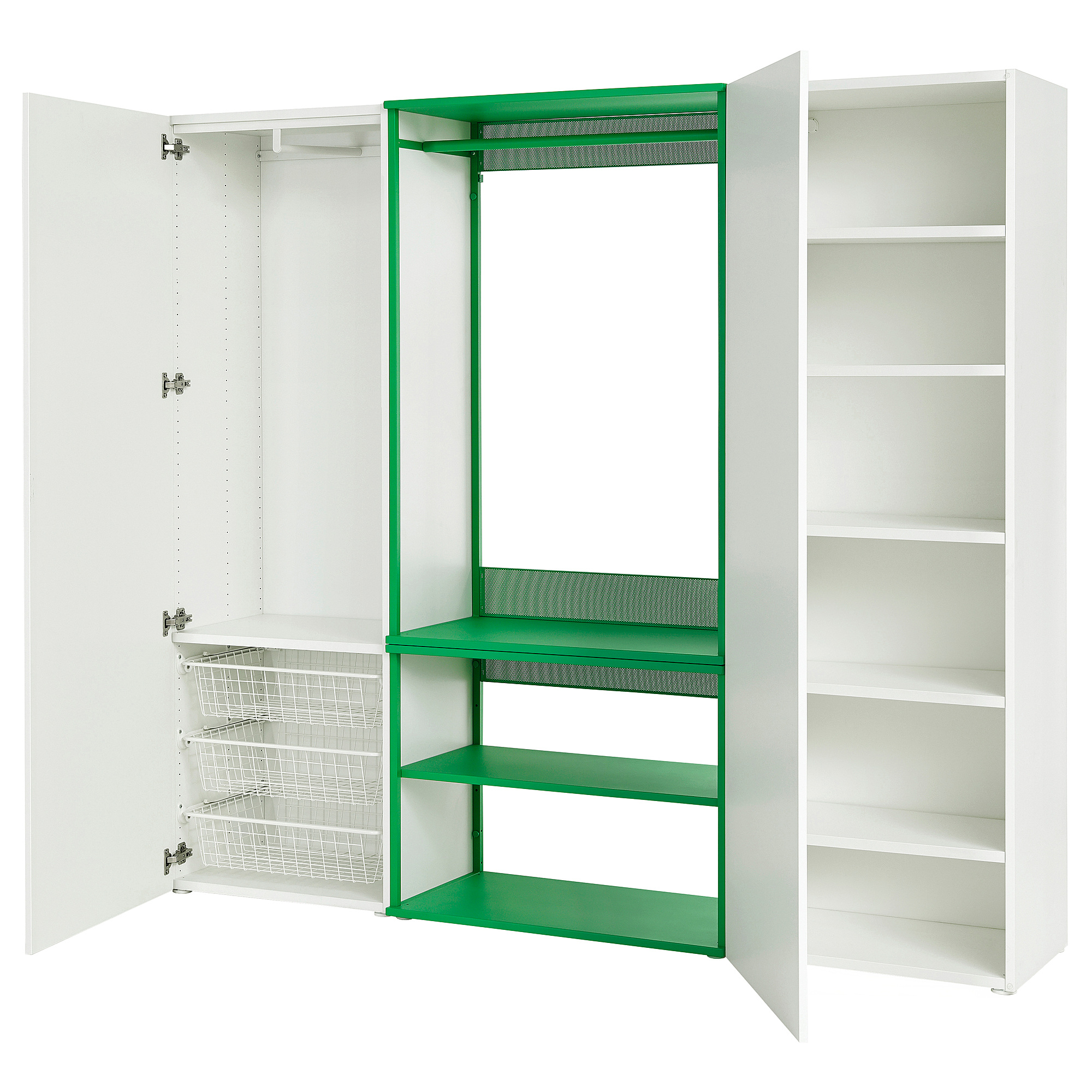 PLATSA wardrobe with 2 doors