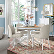 ROSENTORP ext table+3 chairs+1 swivel chair