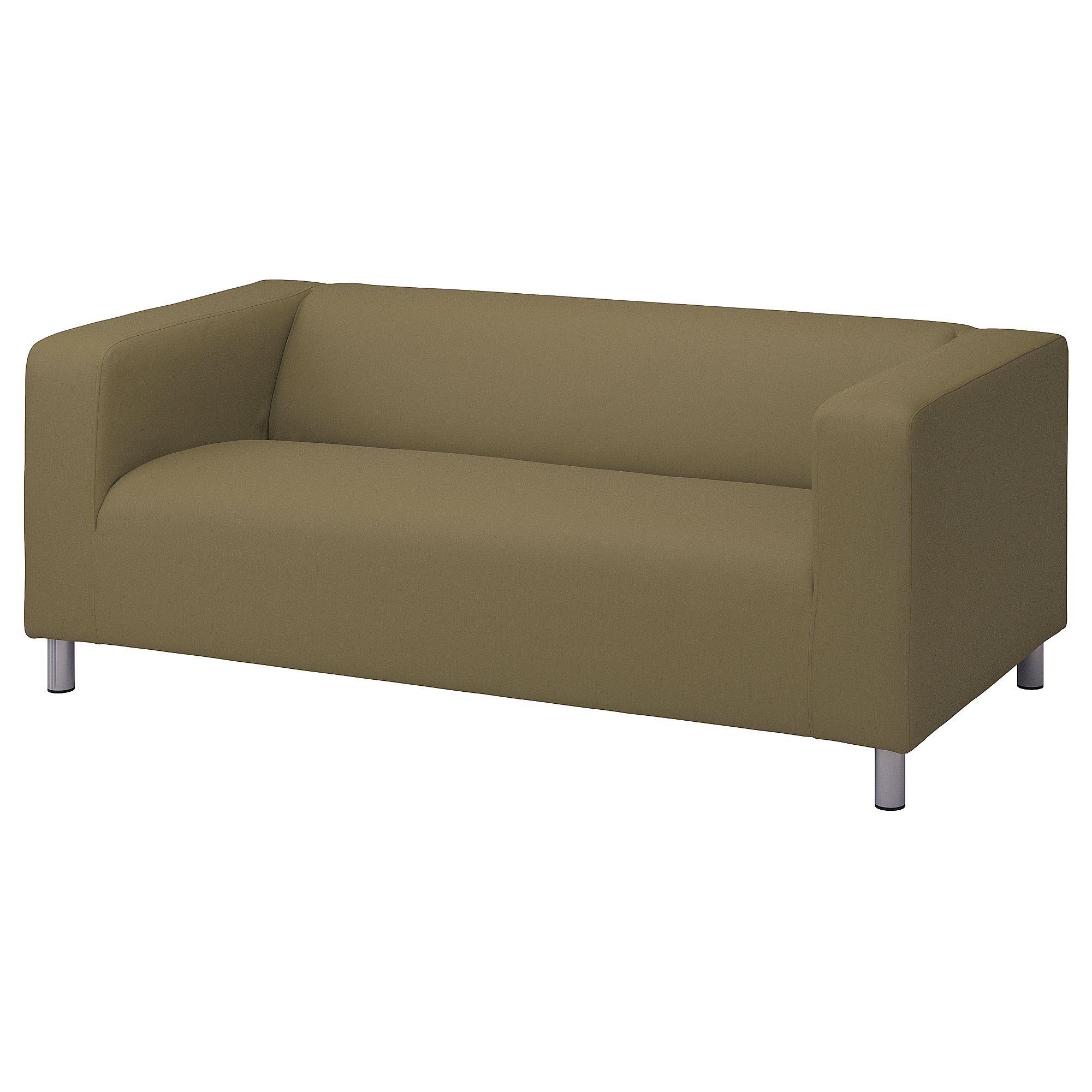 KLIPPAN cover for 2seat sofa, Vissle yellowgreen IKEA Hong Kong