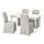 INGATORP/BERGMUND - 一檯四椅, 白色/Kolboda 米色/深灰色 | IKEA 香港及澳門 - PE800818_S1