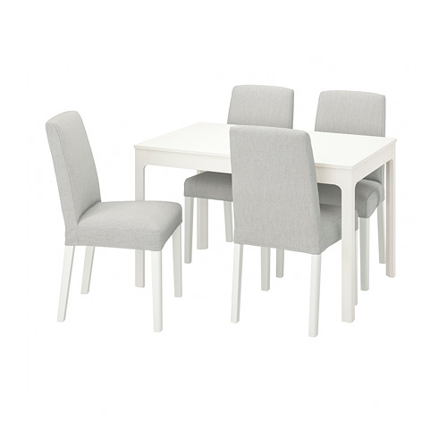 BERGMUND/EKEDALEN table and 4 chairs