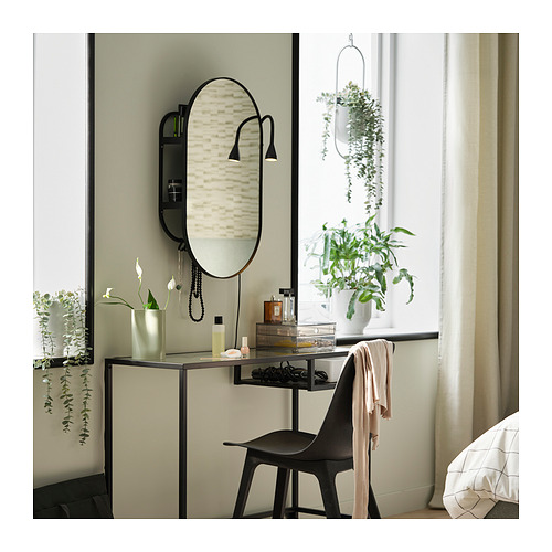 LINDBYN mirror with storage