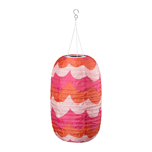 SOLVINDEN - pendant lamp, wave shaped solar-powered/mixed colours, 43 cm | IKEA Hong Kong and Macau - PE990504_S4