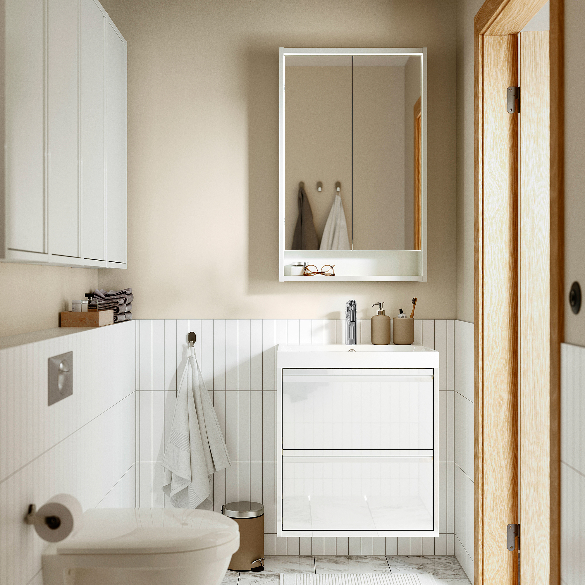 BACKSJÖN/ÄNGSJÖN wash-stnd w drawers/wash-basin