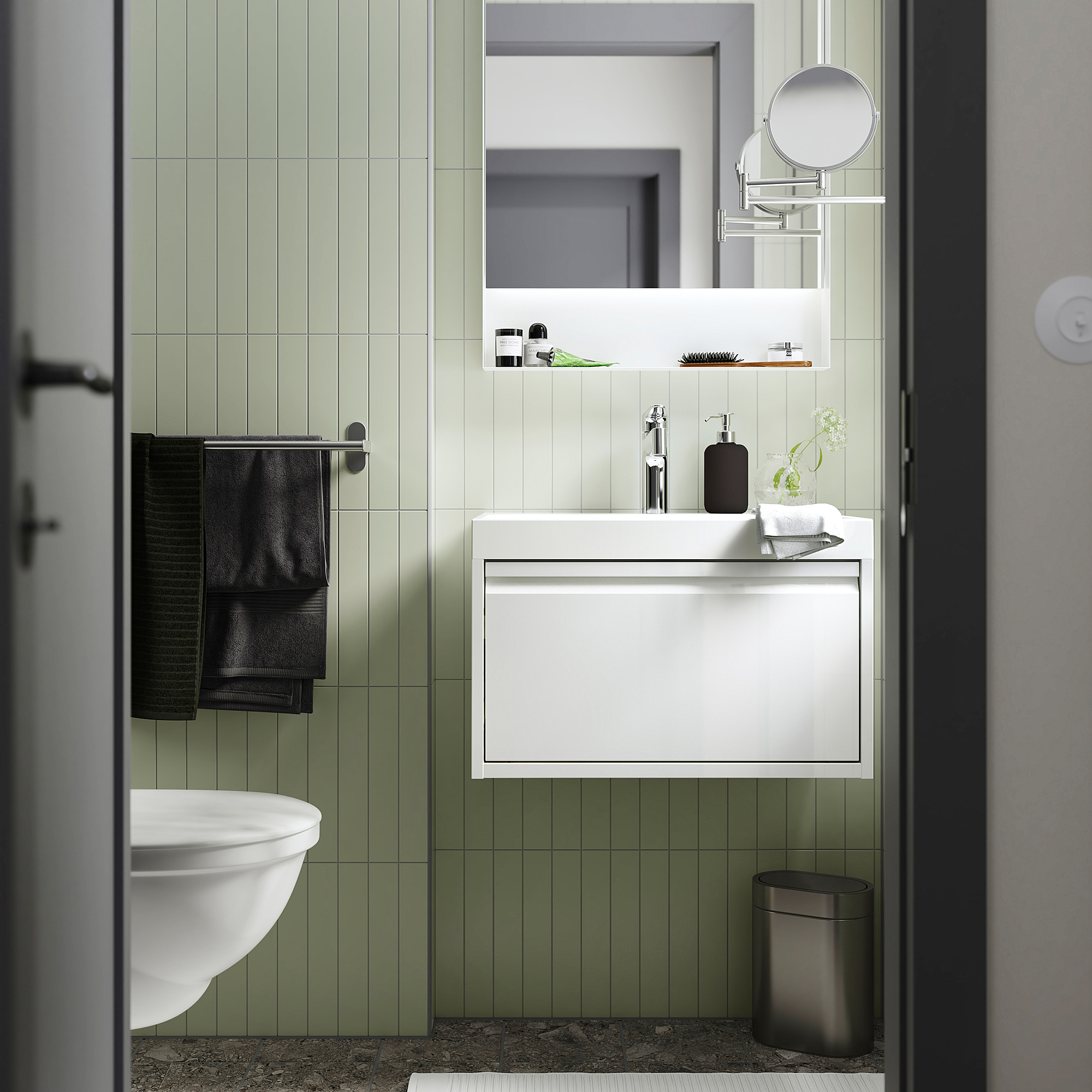 BACKSJÖN/ÄNGSJÖN wash-stnd w drawer/wash-basin