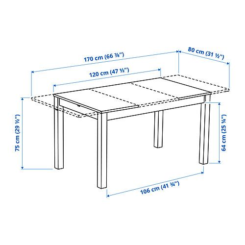 ÅLHULT extendable table