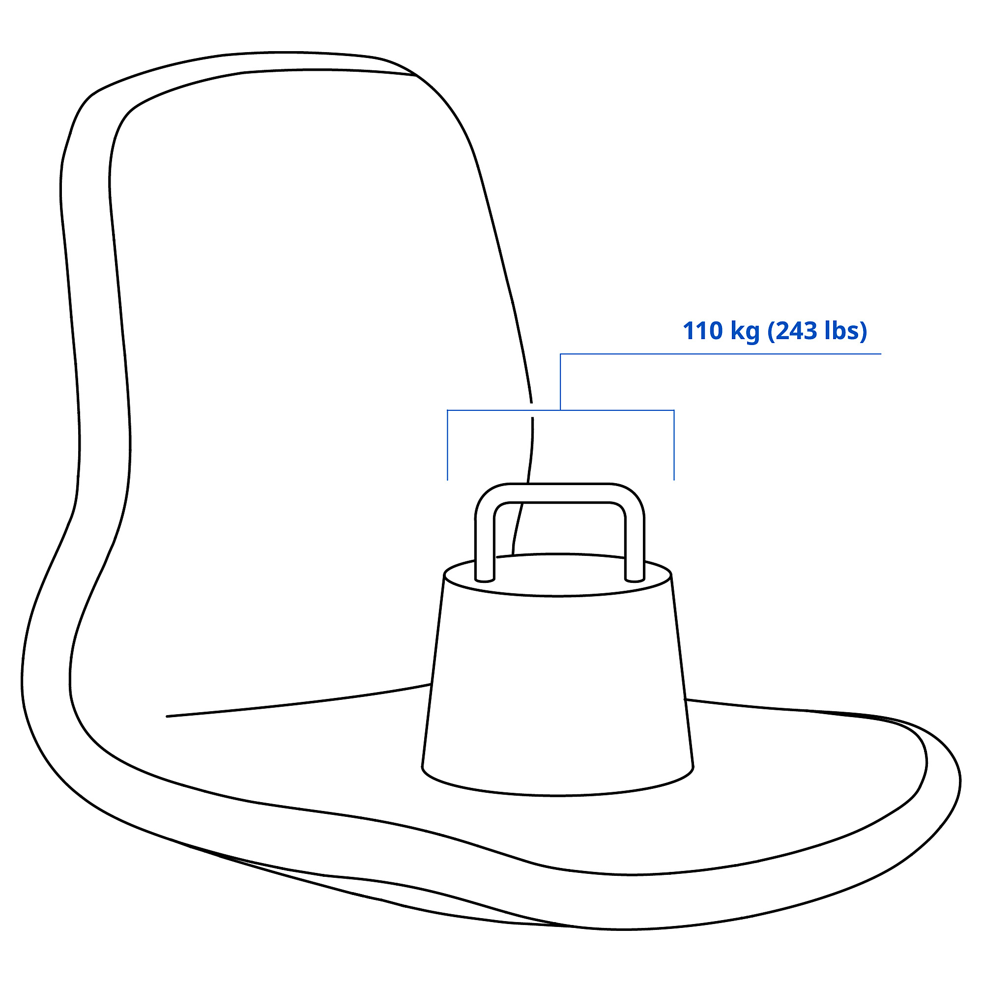 LÅNGFJÄLL seat shell