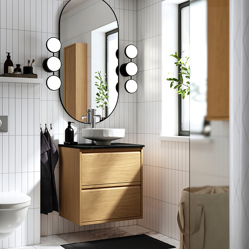 LERSJÖN/ÄNGSJÖN wash-stnd w drawers/wash-basin