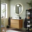 LERSJÖN/ÄNGSJÖN wash-stnd w drawers/wash-basin