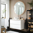 LERSJÖN/ÄNGSJÖN wash-stnd w drawers/wash-basin