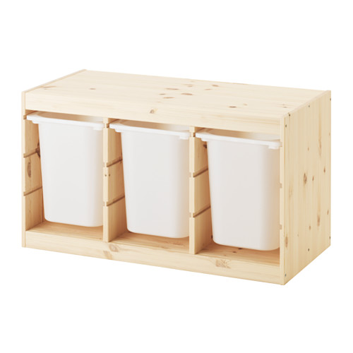 TROFAST storage combination with boxes