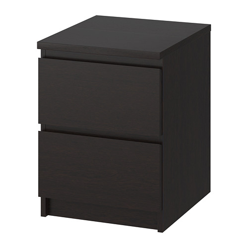 MALM chest of 2 drawers