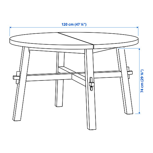 SKOGSTA dining table